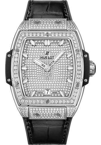 Hublot Spirit Of Big Bang Titanium Full Pave Watch – 39 mm – Titanium Dial-665.NX.9010.LR.1604