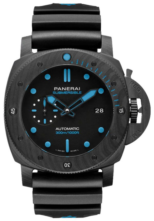 Panerai Submersible 47mm Mens Watch pam02616 CARBOTECH