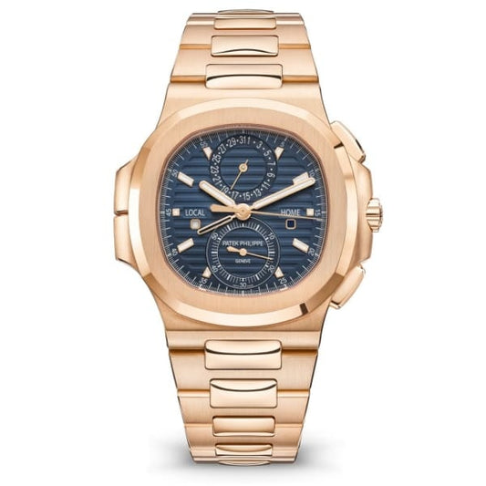 Patek Philippe Nautilus Travel Time Rose Gold / Blue – 5990/1R-001