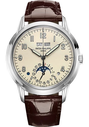 Patek Philippe Grand Complications Perpetual Calendar – White Gold – Lacquered Cream Dial  5320G-001
