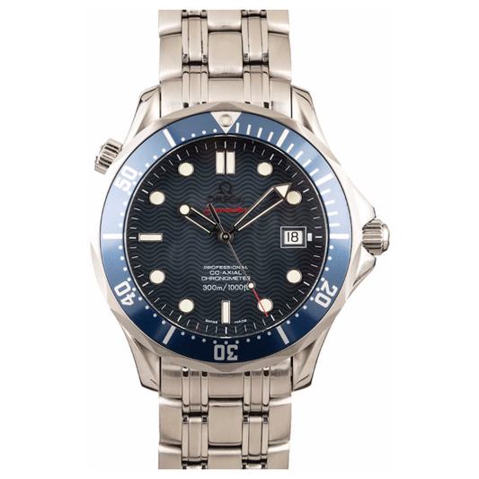 Omega Seamaster Pro 300m Blue wave dial 168.1630