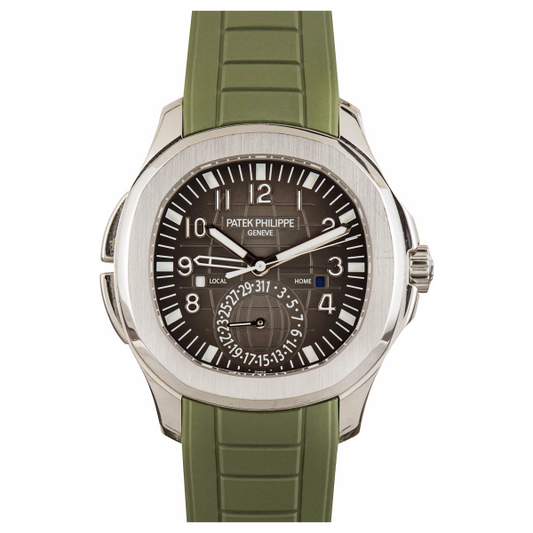 Patek Philippe – 5164A-001 Aquanaut Travel Time 5164 Stainless Steel /Green