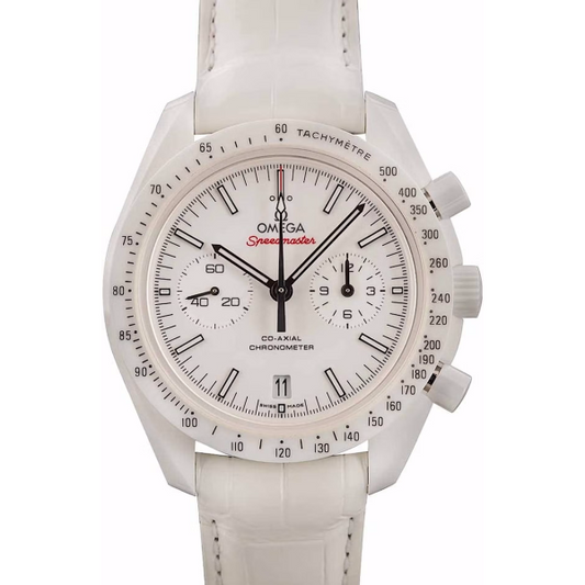 OmegaSpeedmaster Moonwatch Co-Axial White Side of the Moon 311.93.44.51.04.002