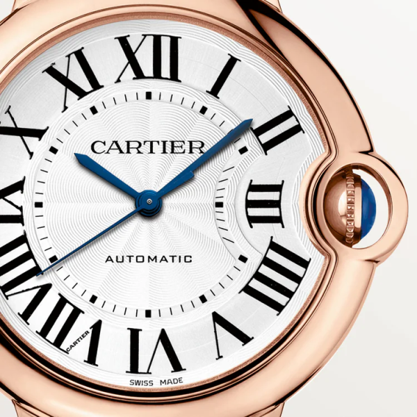 Cartier Ballon Blue de Cartier 36 Automatic Pink Gold / Silver WGBB0009