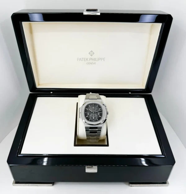 Patek Philippe Nautilus Travel Time Stainless Steel / Black – 5990/1A-001