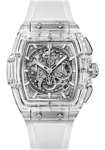 Hublot Spirit of Big Bang Sapphire Watch – 42 mm – Sapphire Dial – Transparent Strap Limited Edition of 200-641.JX.0120.RT
