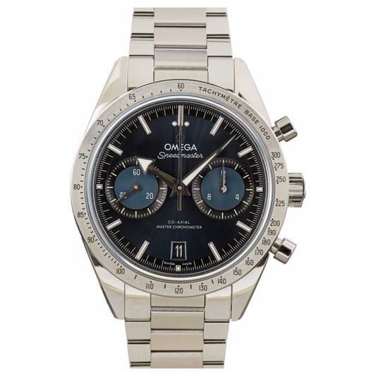 Omega Speedmaster Stainless Steel Blue Dial 332.10.41.51.03.001