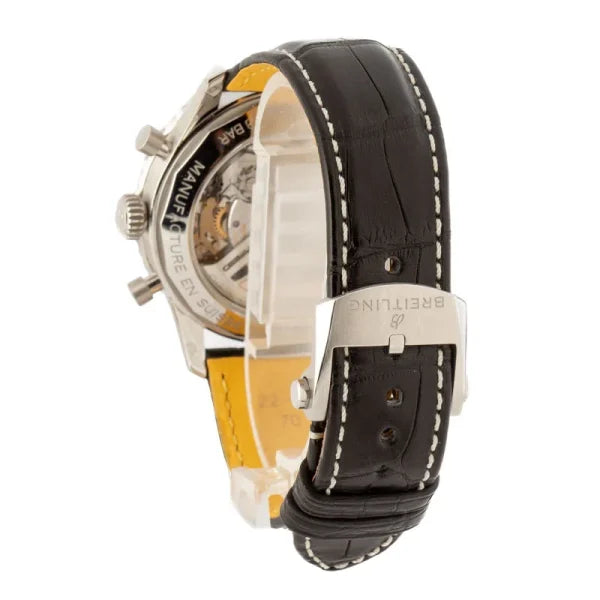 Breitling – AB0138241K1P1 Navitimer B01 Chronograph 43 Stainless Steel / Copper / Alligator – Folding