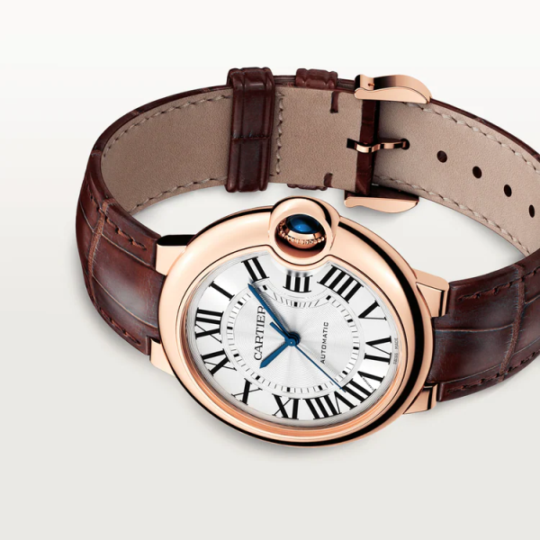 Cartier Ballon Blue de Cartier 36 Automatic Pink Gold / Silver WGBB0009