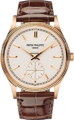 Patek Philippe Calatrava “Clous de Paris” Rose Gold Hobnail BezelSilver Dial – 6119R-001