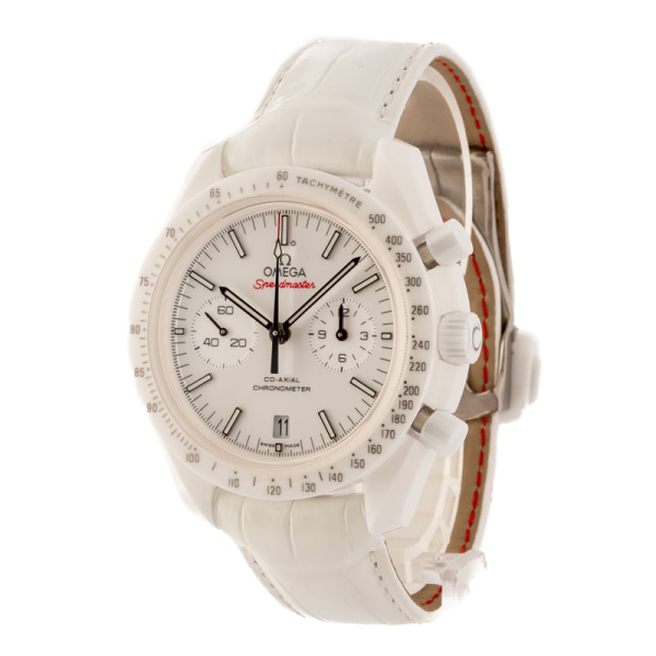 OmegaSpeedmaster Moonwatch Co-Axial White Side of the Moon 311.93.44.51.04.002