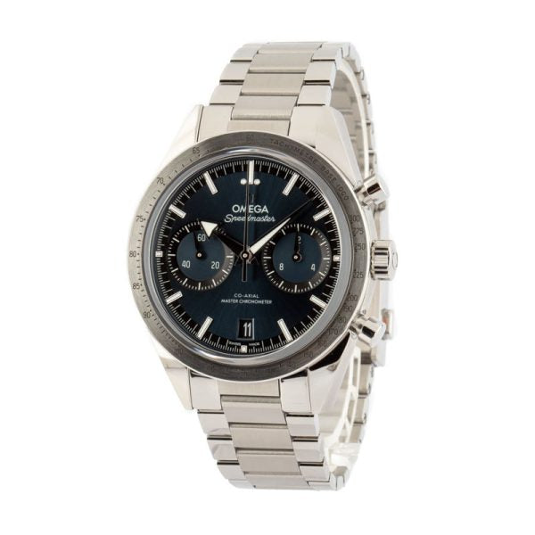 Omega Speedmaster Stainless Steel Blue Dial 332.10.41.51.03.001