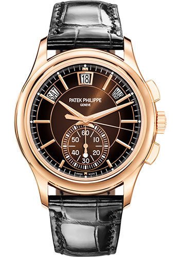 Patek Philippe Complications Flyback Chronograph Annual Calendar – Rose Gold – Brown Sunburst Dial – 5905R-001
