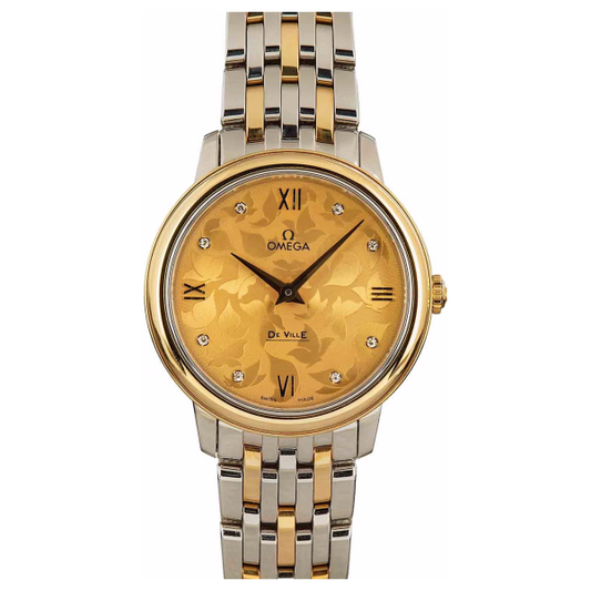 Omega De ville champagne butterfly dial 424.20.33.60.58.001