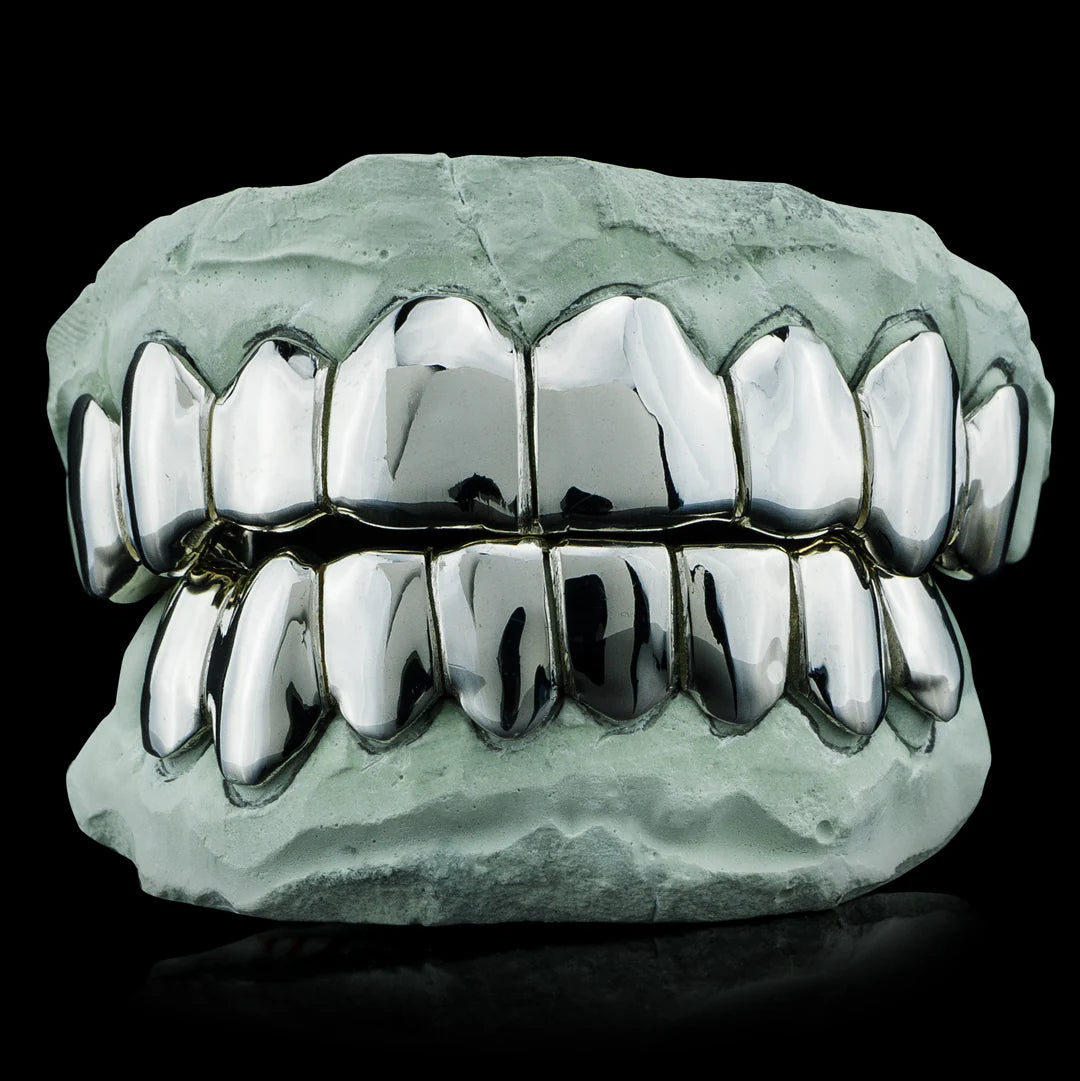 #P0033 - 12 on 12 Platinum Grillz