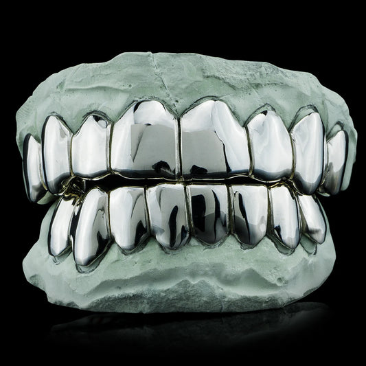 #P0031 - 6 on 6 Platinum Grillz