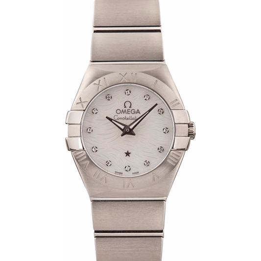 Omega Constellation Quartz 24 Stainless Steel / MOP 123.10.24.60.55.004