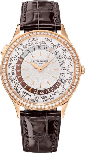 Patek Philippe Complications World Time 36 mm Rose Gold Ivory Dial  7130R-013