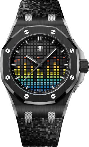 Audemars Piguet Royal Oak Offshore 37 mm Music Edition Ceramic Black Dial – 77600CE.OO.A002CA.01