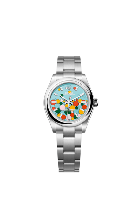 Oyster Perpetual 277200 31mm Turquoise Celebration Motif Dial