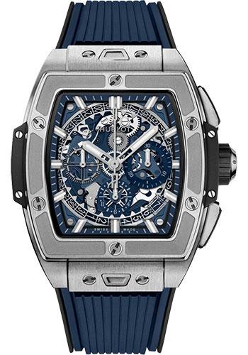 Hublot Spirit of Big Bang Titanium Blue Watch – 42 mm – Sapphire Dial – Blue Rubber Strap-642.NX.7170.RX