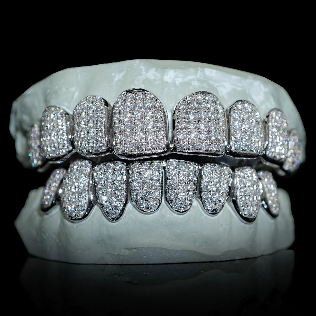 #P0034 - 8 on 8 Platinum Diamond (Straight Setting) Moissanite