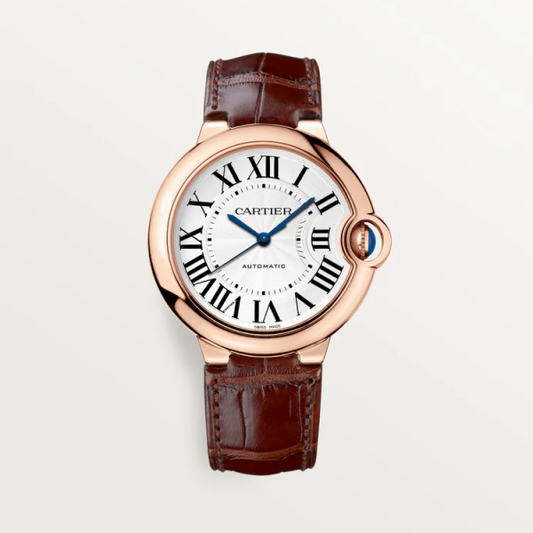 Cartier Ballon Blue de Cartier 36 Automatic Pink Gold / Silver WGBB0009