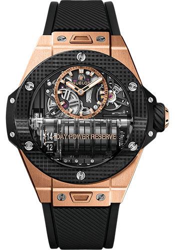 Hublot Big Bang MP-11 Power Reserve 14 Days King Gold 3D Carbon Watch – 45 mm – Sapphire Crystal Dial Limited Edition of 46-911.OQ.0118.RX