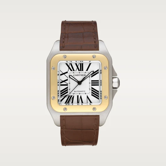Cartier Santos 100 41.3 Stainless Steel / Yellow Gold- W20072X7