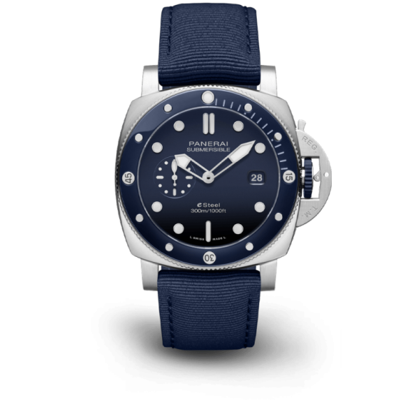 Panerai  Submersible QuarantaQuattro ESteel Blu Profondo- PAM01289