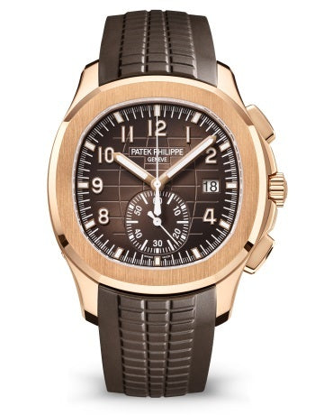Patek Philippe Aquanaut Chronograph 5968 Rose Gold / Brown / Rubber- 5968R-001
