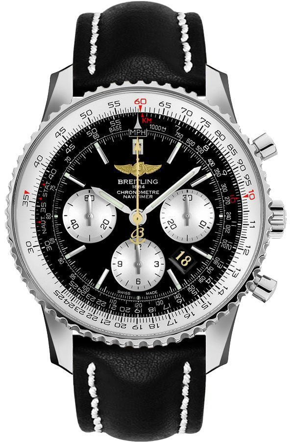 Breitling  Navitimer 01 46 Stainless Steel / Black / Calf / Pin- AB012721/BD09/441X/A20BA.1