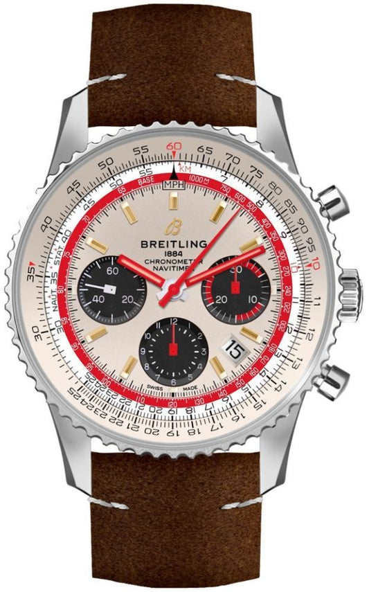 Breitling Navitimer 1 B01 Chronograph 43 Stainless Steel / Airline Editions TWA / Calf / Pin- AB01219A1G1X1