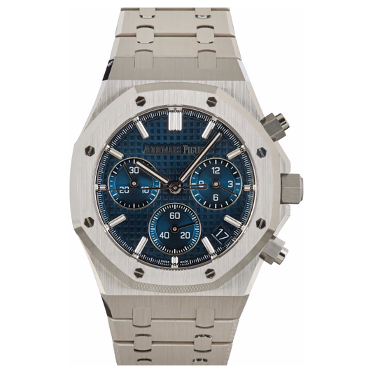 Audemars Piguet – 26240ST.OO.1320ST.01 Royal Oak Chronograph 41 Stainless Steel / Blue / 50th Anniversary