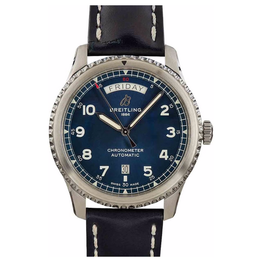 Breitling Aviator 8 Blue Dial A45330