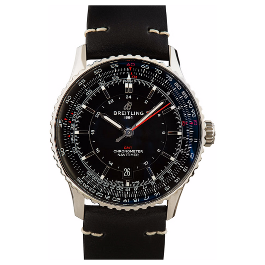 Breitling – A32310251B1P1 Navitimer GMT 41 Automatic Stainless Steel / Black