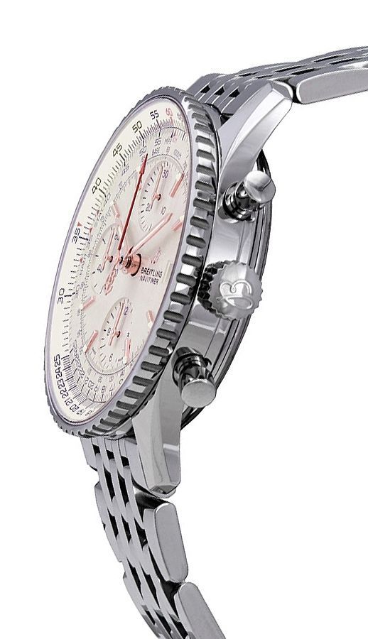 Breitling  Navitimer 1 Chronograph 41 Stainless Steel / Silver / Bracelet- A13324121G1A1