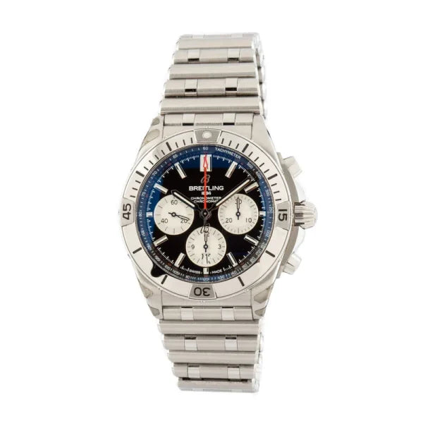 Breitling – AB0134101B1A1 Chronomat B01 42 Stainless Steel / Black / Rouleaux