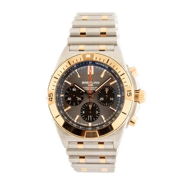 Breitling – UB0134101B1U1 Chronomat B01 42 Stainless Steel / Red Gold / Anthracite / Rouleaux
