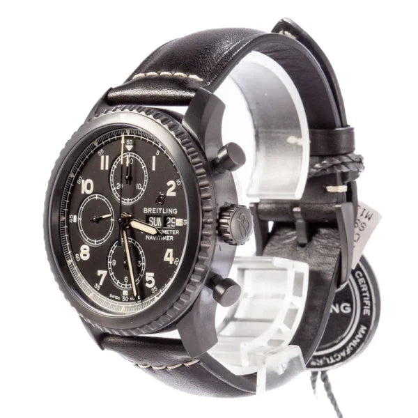 Breitling – M13314101B1X1 Navitimer 8 Chronograph 43 Blacksteel / Black / Black Calf