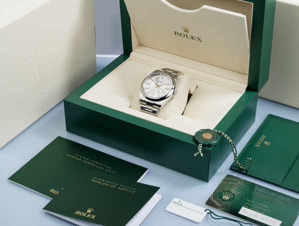 Oyster Perpetual 124300 41mm 904L Steel Silver Dial