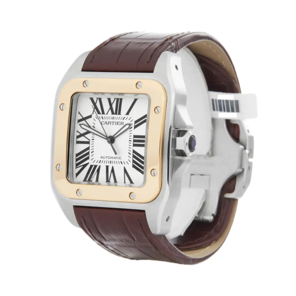 Cartier Santos 100 41.3 Stainless Steel / Yellow Gold- W20072X7