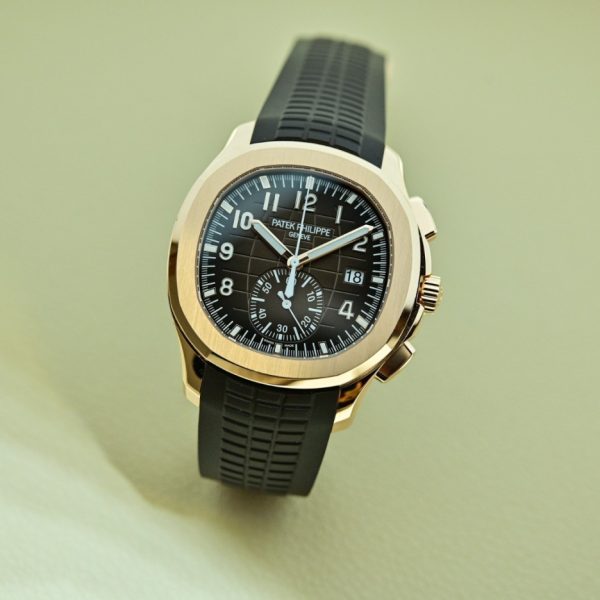 Patek Philippe Aquanaut Chronograph 5968 Rose Gold / Brown / Rubber- 5968R-001