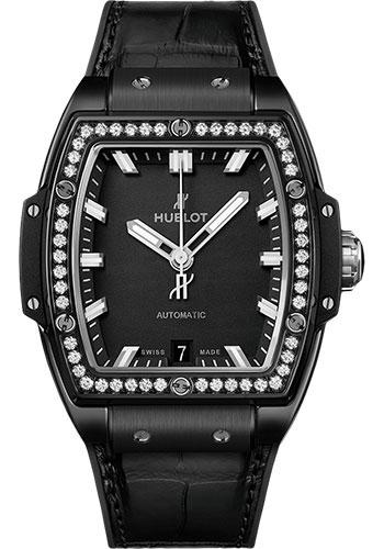 Hublot Spirit Of Big Bang Black Magic Diamonds Watch – 39 mm – Black Dial-665.CX.1170.LR.1204