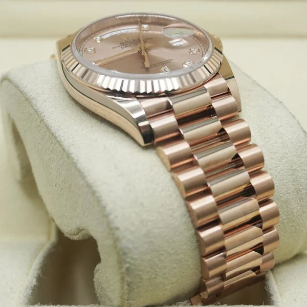 Day Date 36 128235 Edition RG Dial on President Bracelet