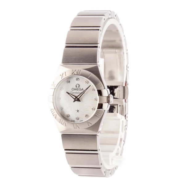 Omega Constellation Quartz 24 Stainless Steel / MOP 123.10.24.60.55.004