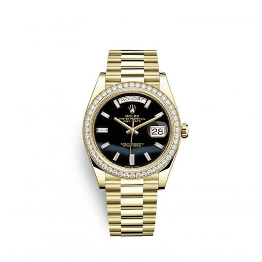 Day-Date 40 228348RBR Diamonds Bezel on President Bracelet