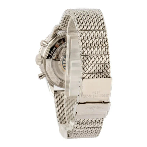 Breitling – AB01212B1C1A1 Navitimer 1 B01 Chronograph 43 Stainless Steel / Airline Editions Pan Am / Mesh