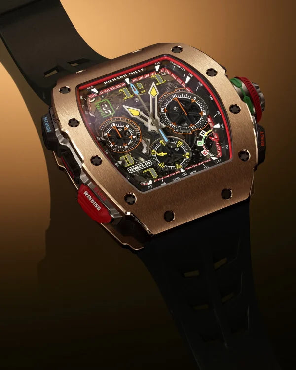 Richard Mille RM 65-01 Automatic Split-Seconds Chronograph Red Gold and Carbon TPT®