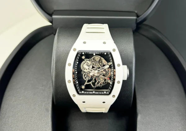 Richard Mille RM 055 Bubba Watson Manual Winding White Ceramic RM-055-LT003